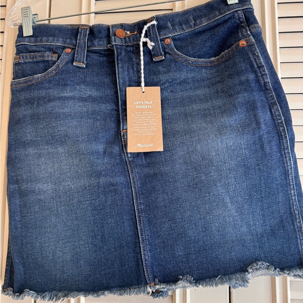 Madewell Denim Blue Jean Skirt